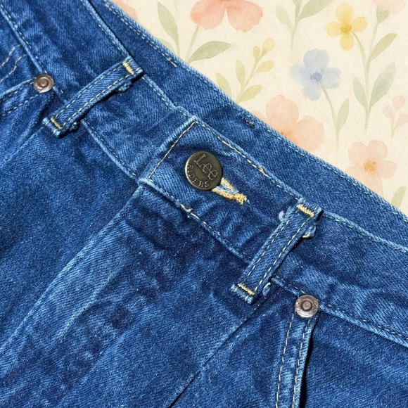 Vintage 1980s Lee Riders High Waisted Pleat Mom Jeans Women’s 12 /29x31 USA Made - Picture 4 of 8